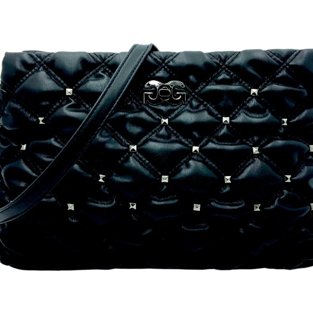 Gilda Paris Vegan Leather Crossbody Quilted Handbag with Strap(GGH-523 B…